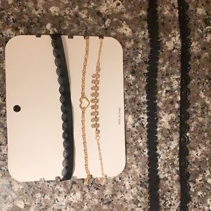 Gold Choker Necklaces and Black Choker